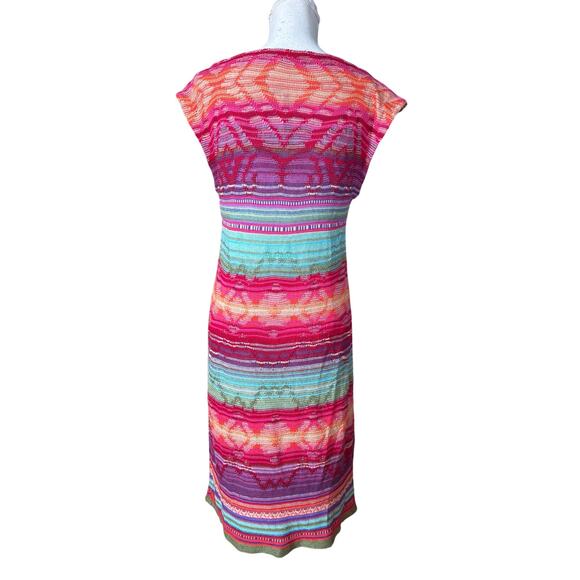 Lauren Ralph Lauren Brightly Colored Aztec Southwest Knit Dress Large - Picture 2 of 7